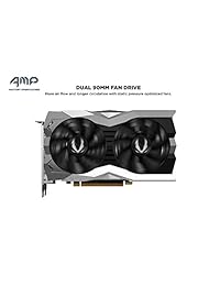 ZOTAC Gaming GeForce RTX 2060 AMP 6GB GDDR6 192-bit Gaming Graphics Card, Super Compact, IceStorm 2.0, ZT-T20600D-10M