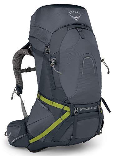 Osprey Packs Atmos Ag 50 Backpacking Pack, Abyss Grey, Large