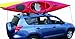 Malone AutoLoader XV J-Style Universal Car Rack Kayak Carrier with Bow and Stern Lines