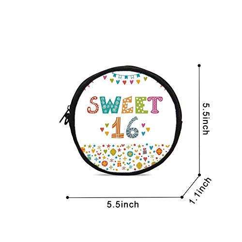 2 Birthday+Decorations+Round+Coin+Anniversary