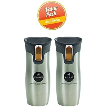 Amazon.com: Keurig Stainless Steel Travel Mug, 2 Pack