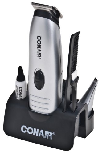 Conair for Men GMT170AC Battery Operated Beard and Moustache Trimmer with Bonus Nose/Ear Trimmer