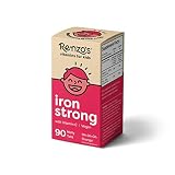 Renzo's Iron Strong, Dissolvable Vegan Vitamins for Kids, Zero Sugar, Oh-Oh-Oh Orange Flavor, 90 Melty Tabs