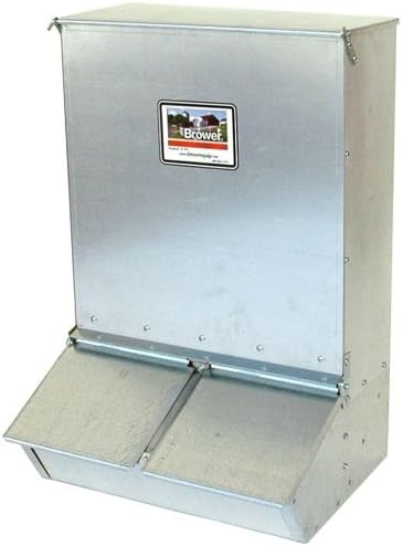 Amazon Com Brower 2 Door Hog Feeder 22h Feeds 8 Hogs Heavy Duty
