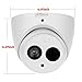 Dahua 6MP HD Security Camera, Mini Dome POE IP Camera IPC-HDW4631C-A,Fixed Lens 2.8mm,IP67,IR 30m Day and Night, H.265 Dome Camera，ONVIF, International Version