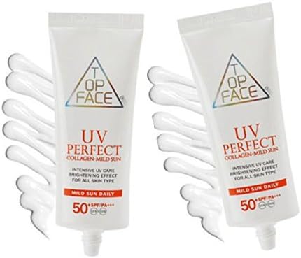 ArraTopFace UV Perfect Collagen-Mild Sun 70ml[2.36Oz]X2Pcs,SPF50+/PA+++