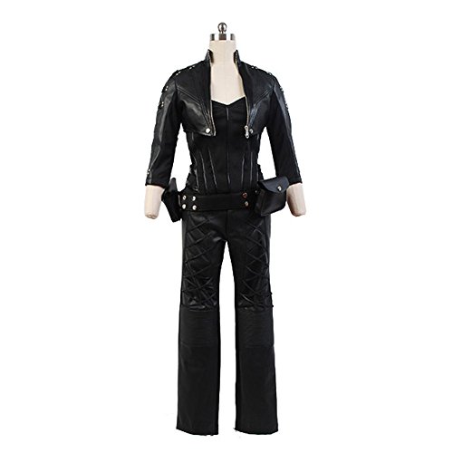 Green Arrow Black Canary Sara Lance Cosplay Costume Artificial Leather Outfit