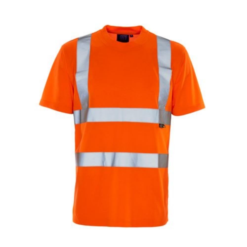 Supertouch 39T81 Bird Eye Hi Vis T-Shirt, Small, Orange