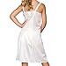I.C. Collections Little Girls White Sleek Nylon Slip - Tea Length, 6X