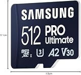 Samsung PRO Ultimate 512GB microSD Card UHS-I U3 200MB/s USB Reader view 7