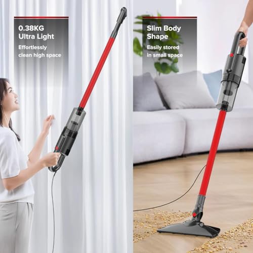 Airbot DX200 Ultra Thin Slim Wet & Dry Mop Vacuum with Water Tank Mopping Cloth Handheld Stick Vacuum Cleaner EU