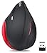 Perixx PERIMICE-718 Left Handed Wireless Mouse - Ergonomic Vertical Design - Programmable 5 Buttons