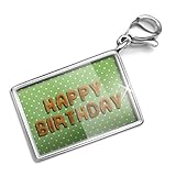 Clip on Charm & Bracelet Set Happy Birthday