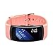 X4-TECH Band for Gear Fit2 Watch Soft Silicone Replacement Elastomer Band Plastic Wristband for Samsung Galaxy Gear Fit 2 SM-R360 Smart Watch (Pink)