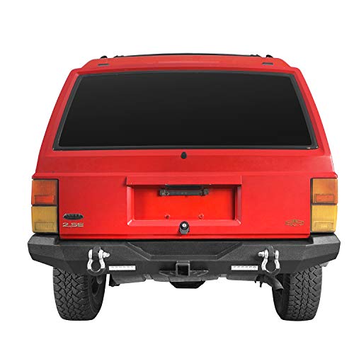 Hooke Road Cherokee XJ Rear Bumper with 2×18W LED Lights & Receiver