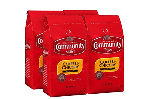 COMMUNITY COFFEE COFFEE & CHICORY MEDIUM DARK ROAST...