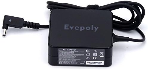 Evepoly 65w 19V 3.42A AC Laptop Replacement Adapter Charger for Asus Taichi 31 Series, Asus VivoBook,Asus ZenBook UX31A,Compatible With 4.0x1.35 mm Jack