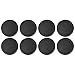 0.5 Inch Flush Mount Black Plastic Body and Sheet Metal Hole Plug, Button Plugs with Flush-Type Heads for Plugging Holes in Automobile Bodies, Tanks, Refrigeration Units (8)