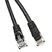 PTC Black 100' CAT5 Enhanced CAT5E RJ45 Patch Ethernet Network Cable (CAT5E100FTBK)
