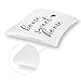 FabricMCC Cotton Linen Throw Pillow Cover - Home Sweet Home - Home Decor - Wedding Gift - Cushion Cover 18 X 18 - Pillowcase for Couch