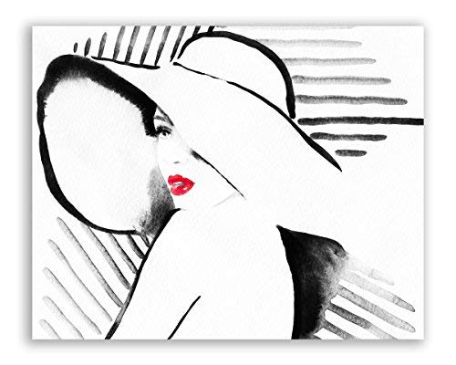 Vogue Fashion Prints - Set Of 6 Minimalist Matte Watercolor Couture Designer Wall Art Decor Photos 8X10 | Pricepulse