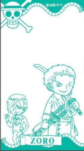 Amazon ワンピース新世界編 プリントガードsensai3 5 ゾロ アニメ 萌えグッズ 通販