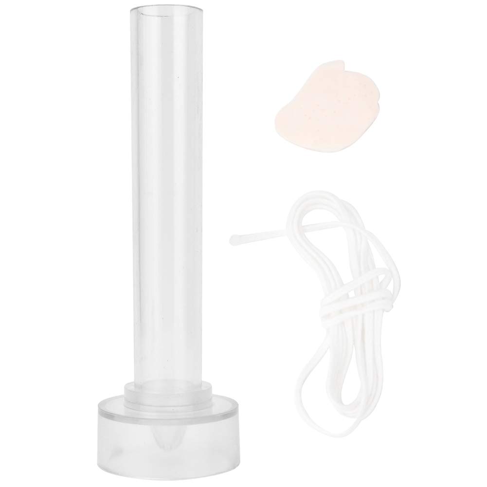 HEEPDD Candle Mould, Transparent Plastic Candlestick Mold Cylindrical Candle Making Mold for Christmas Candlelight Dinner Home Decoration(2.5x15cm)