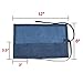 Hide & Drink, Waterproof Waxed Canvas Travel Watch Roll Organizer with 4 Slots, Easy Carry On Watchlover Storage, Handmade Travel Case, Blue Mar