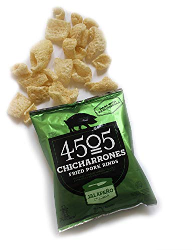 4505 Meats Chicharrones Fried Pork Rinds, Jalapeno Cheddar, 1 Ounce, 6 Count - Thumbnail 3