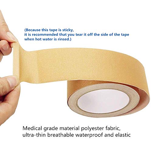 New:Boob Tape (DIY Boob Job!),Body Tape,Breast Tape,Bra Tape,Foot Tape,Fabric Tape, (2inchÃ—33feet) Medicine Grade Low sensitization and Waterproof. Better Than Gaffer,Duct Tape.(KIM'S Boob Secret!)