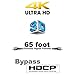 4K HDMI Splitter – 1 Input Device to 4 Displays by Ditching Extra Cable Boxes - Powerful Signal Transfer Up to 65ft – Record & Stream Games from PS4, Xbox One & More