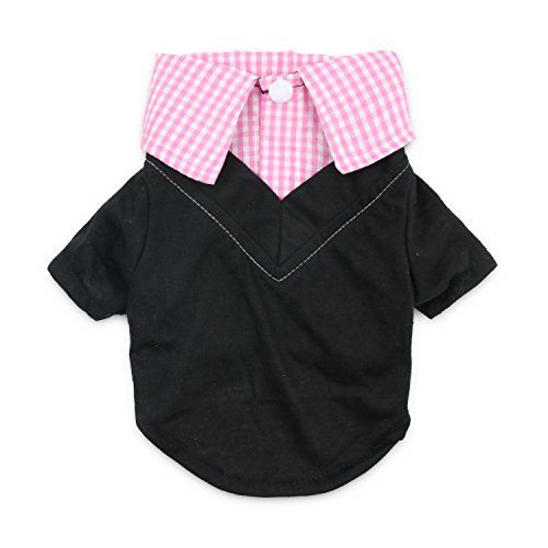 DroolingDog Dog Costume Polo T-shirt for Small Dogs