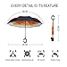 MRTLLOA 40/49/56 Inch Oversize Windproof Inverted Reverse Upside Down Umbrella, Golf Size Rain Umbrella, Double Layer, C-Shaped Handle for Men, Women and Kids (Red, 49 Inch)