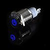 GBSELL-12V-16mm-LED-Power-Push-Button-Switch-Silver-Aluminum-Metal-Latching-Type