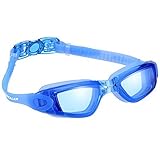 GDEALER Swimming Goggles Swim Goggles Swim Glasses Anti Fog Anti-shatter UV Protection with Ear Plug and Nose Clip for Adult Men Women Youth Kids Child Blue