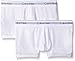 Calvin Klein Men's Underwear Modern Cotton Stretch 2 Pack Trunks, White, Medium