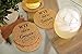 Funny Cork Bar Coasters Decor - Fathers Day Gifts for Dad, Stepdad, Husbands, Premium 5mm Round Cork Coaster, Best Housewarming or Alcohol Gifts, Funny Living Room Table Man Cave Decor Stuff (6 Pack)