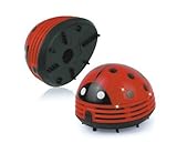 niceeshop(TM) Mini Table Dust Vaccum Cleaner Red Beetles Prints Design