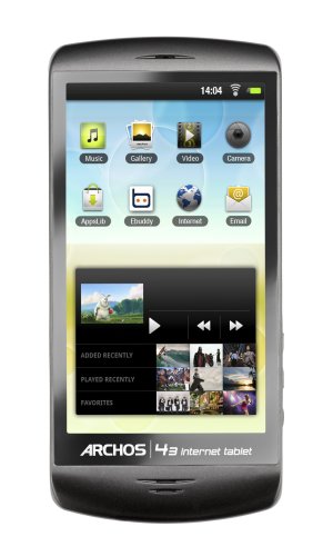 Archos 43 4.3-Inch 16 GB Internet Tablet with Android