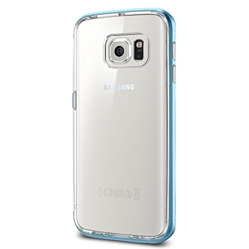 Spigen SGP11527 - Funda para Samsung Galaxy S6 Edge, Claro/Azul