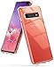 Ringke Fusion- Clear Cellular Phone Case for Samsung Galaxy S10 Plus with Dot Matrix Pattern & QuikCatch Lanyard Hole- Scratch & Shock Resistant, Lightweight, Transparent Back- 6.4