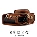 MegaGear MG1436 Panasonic Lumix DC-ZS200, TZ200 Ever Ready Genuine Leather Camera Case and Strap - Brown