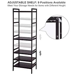 SONGMICS Adjustable Storage Shelf Rack, 5-Tier