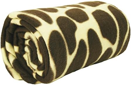 WorldS Best Cozy-Soft Microfleece Travel Blanket 50 X 60 Inch giraffe great For Travel Or Lounging At Home