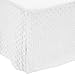 American Baby Company Heavenly Soft Minky Dot Tailored Crib Skirt, White, for Boys and Girls