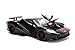 2017 Ford GT Black with Red Stripes 1/24 Diecast Model Car by Jada 99389