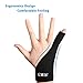 MEKO Artist Gloves, Palm Rejection Glove for Drawing Tablet, iPad Sketching Glove, Suitable for Left and Right Hand (Small)