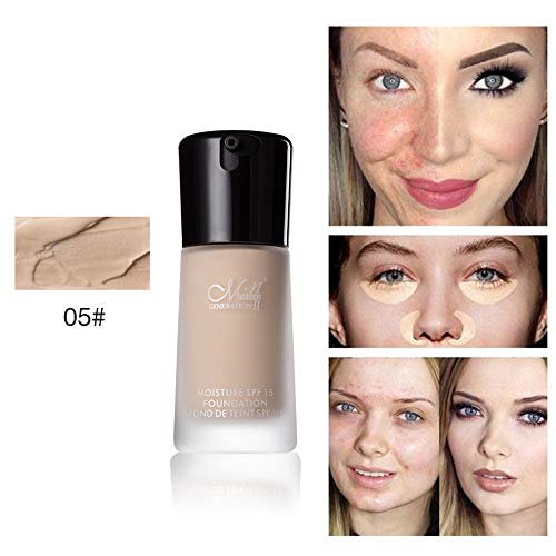 Sdoo BB Cream, Liquid Make-up Concealer Full Coverage Long Lasting Face Cream Foundation (D)
