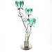Accent Plus Triple Peacock Bloom Candleholder