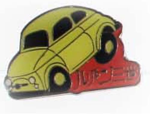 Lupin Lapel Pin - R - Yellow Beatle Car with Logo